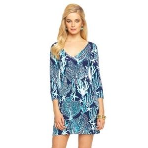 Lilly Pulitzer Clark V Neck French Terry Dress